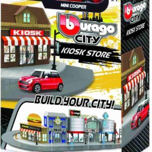 Bburago 1:43 Street Fire City Kiosk Store