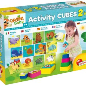Lisciani Activity Cube With 20 Puzzles