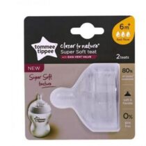 Tommee Tippee Closer To Nature Super Soft Teat Pack Of 2
