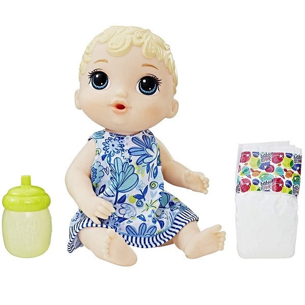 Baby Alive Lil' Sips Baby Blonde Sculpted Hair