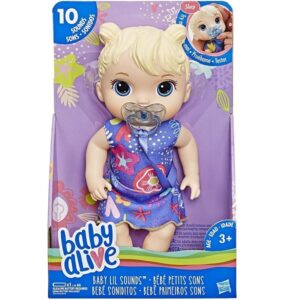 Hasbro Baby Alive Baby Lil Sounds Interactive Baby Doll