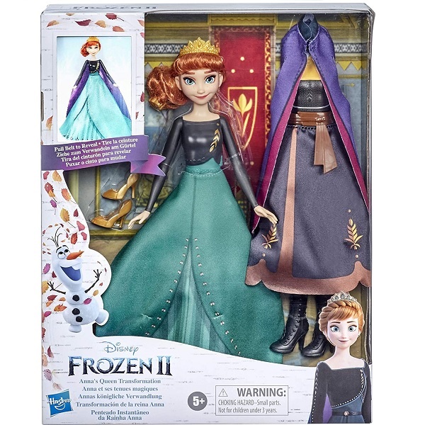 Disney Frozen 2 Anna's Queen Transformation Fashion Doll