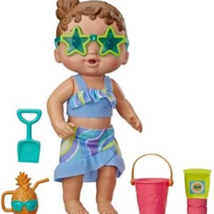 Hasbro Baby Alive Sun and Sand Baby Brown Hair Doll