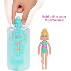 Barbie Sweet Chelsea Color Reveal Doll Wearing A Shimmery