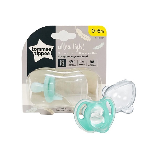 Tommee Tippee Ultra Light Silicone Soother 0 - 6M 