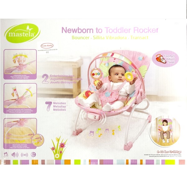 Mastela Newborn Toddler Rocker Pink