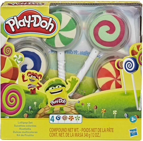 Play-Doh Lollipop Candy Molds 4-Pack