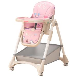 Fisher Price Baby Adjustable Feeding High Chair Pink