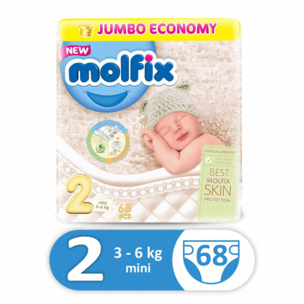 Molfix Jumbo Pack Mini 68 Pcs
