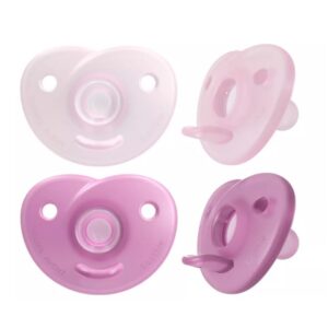 Philips Avent Curved Soothie for Girls 0-6M