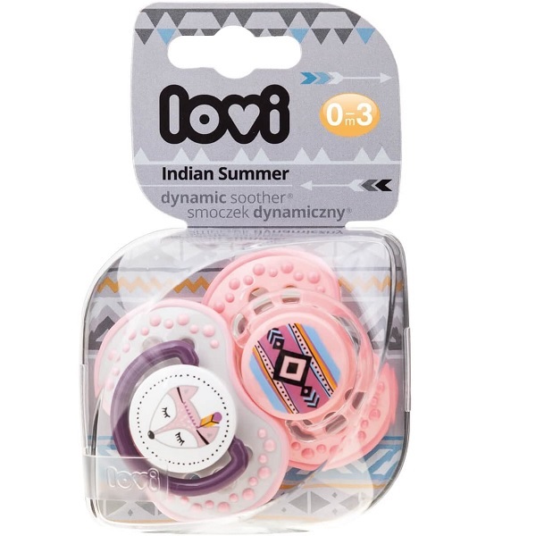 Lovi Silicone Soother 0-3m Indian Summer