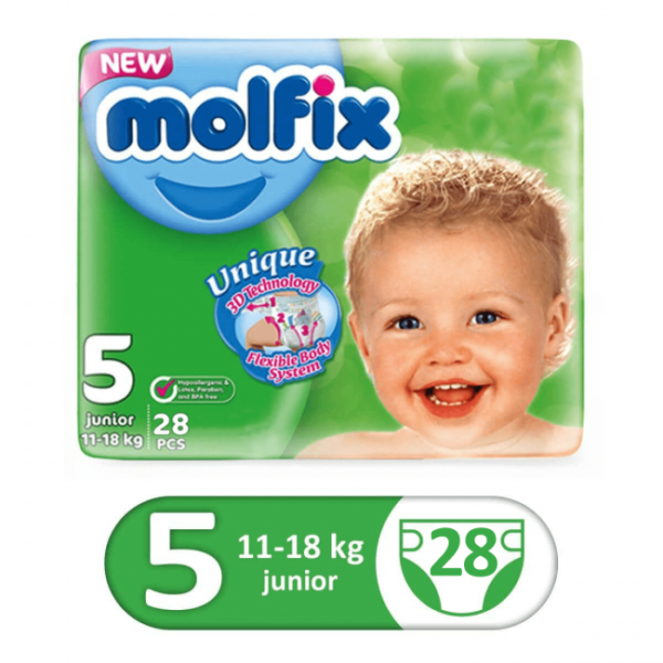 Molfix 3D Junior 28Pcs Twin Size 5
