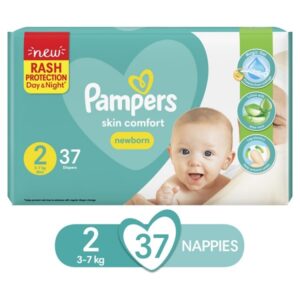 Pampers Baby Dry Diapers Jumbo Small Size 2 - 37 Pack