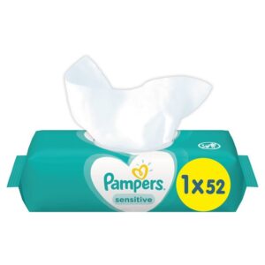 Pampers Baby Wipes Sensitive Fragrance Free 52 wipes