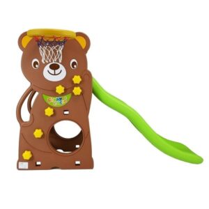 Teddy Bear Childrens Slide Garden Basketball