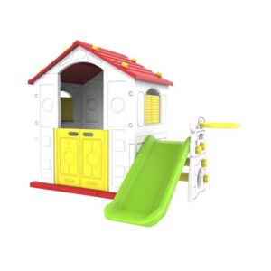 Children's garden house with slide 3 in 1