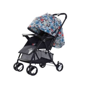 Infantes Baby Adjustable Stroller Animals Blue