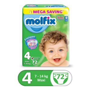 Molfix 3D Maxi Mega Pack Size 4 72Pcs