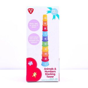 PlayGo Animals & Numbers Stacking Tower