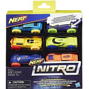Nerf Nitro Foam Car 6 Pack 2
