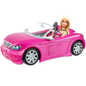 Barbie Glam Convertible and Doll Pack