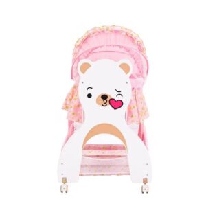 Lovely Girl Theme Baby Wooden Cot