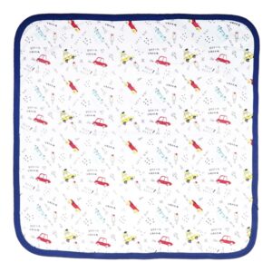 The Nest Zoomin' Cars Hooded Swaddle Sheet