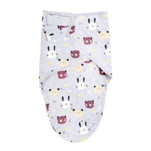 The Nest Playful Bunny Hooded Swaddle Sheet
