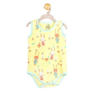 The Nest Sleeve Less Body Suit Pk3