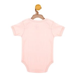 The Nest Solid Pink Romper