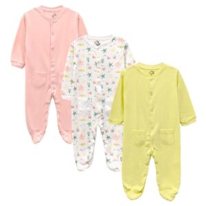 The Nest Fitted Bodysuit Pack Of 03