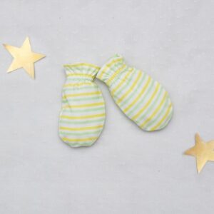 The Nest Yellow Stripes Mittens