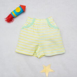 The Nest Yellow Stripes Shorts