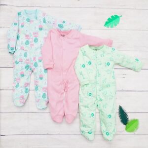 The Nest Aesthetic Sleeping Suits Pack Of 3