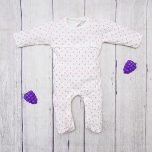 The Nest White Seeds Sleeping Suit