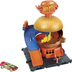 Hot Wheels Burger Drive-Thru Playset